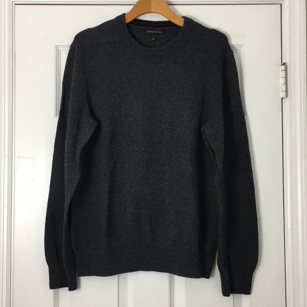 Gray Wool Sweater - image 1